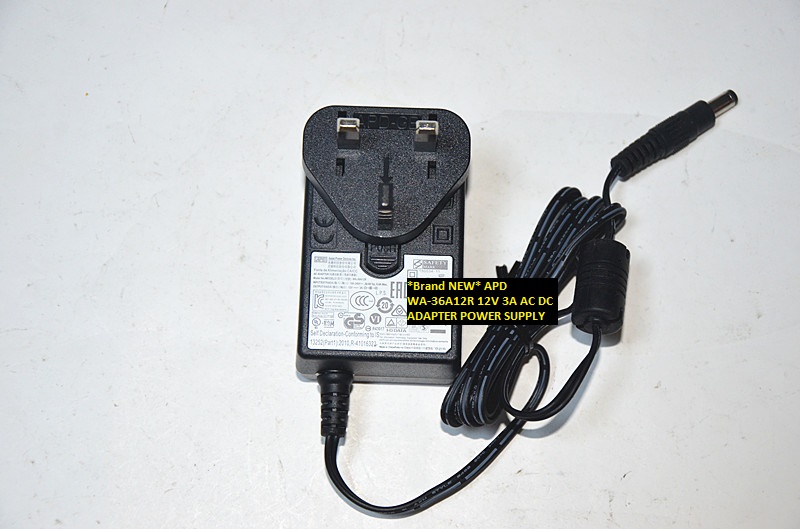 *Brand NEW* WA-36A12R APD 12V 3A AC DC ADAPTER POWER SUPPLY